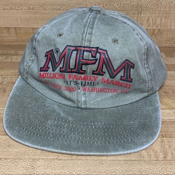 Vintage MILLION FAMILY MARCH Baseball Cap Hat - Picture 1 of 5